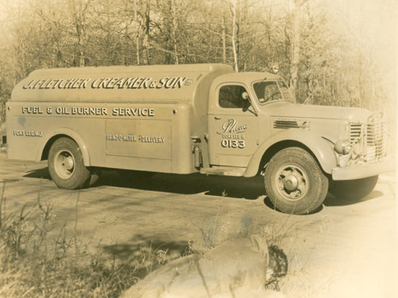 J. Fletcher Creamer & Son, Inc. fuel truck circa 1940s