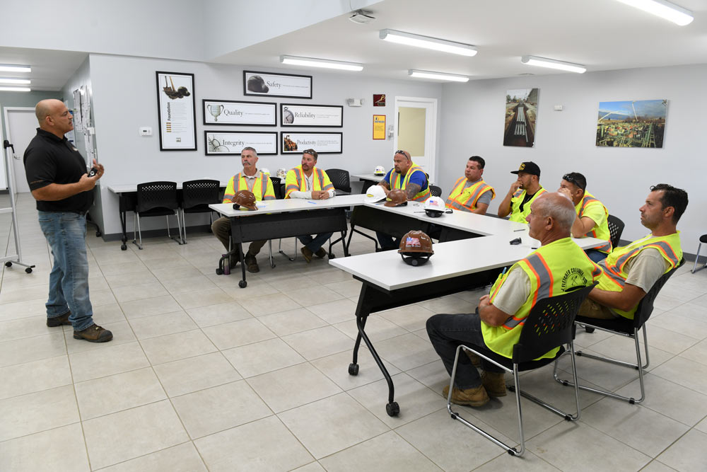 training class at Creamer