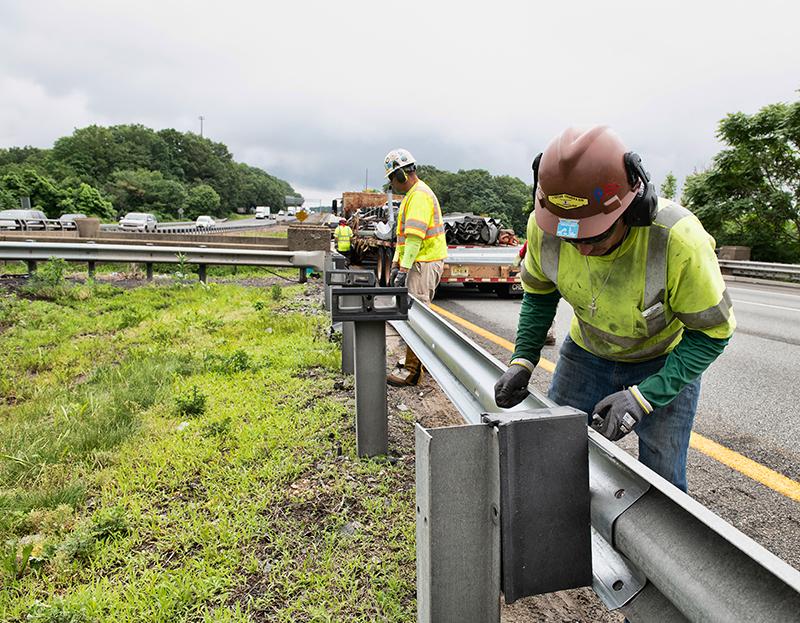 NJDOT Beam Guide Rail North Maintenance