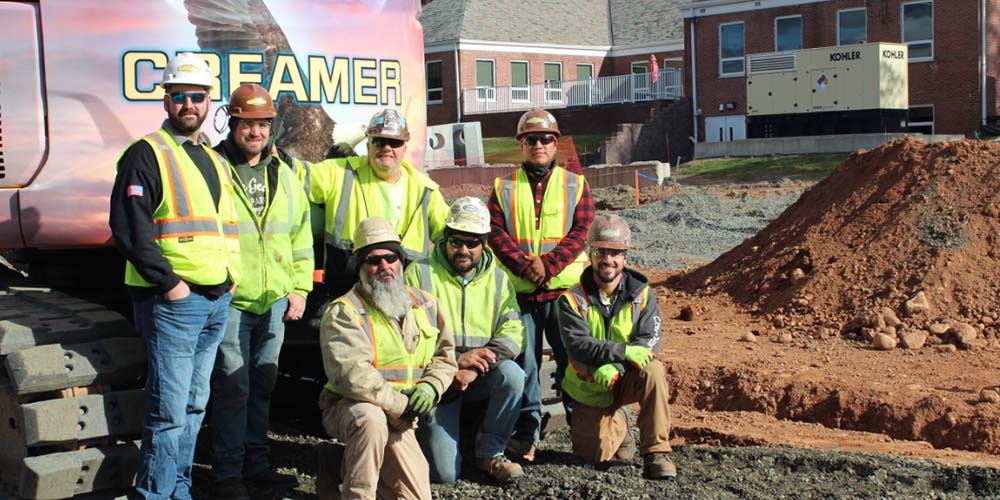 J Fletcher employees at work