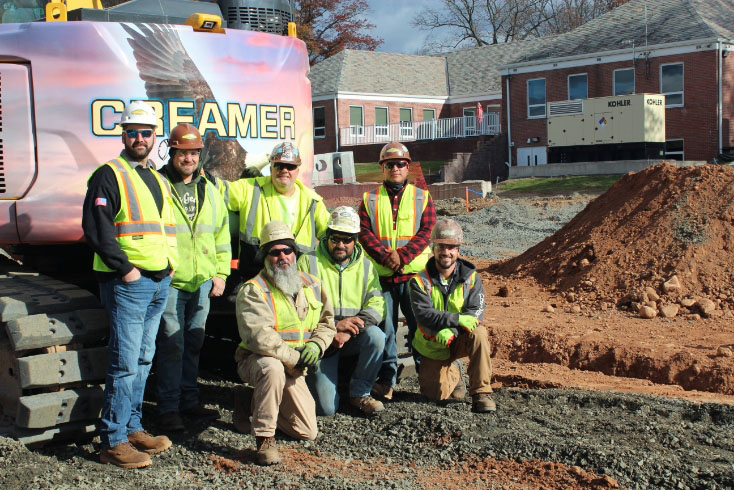 J Fletcher employees at work