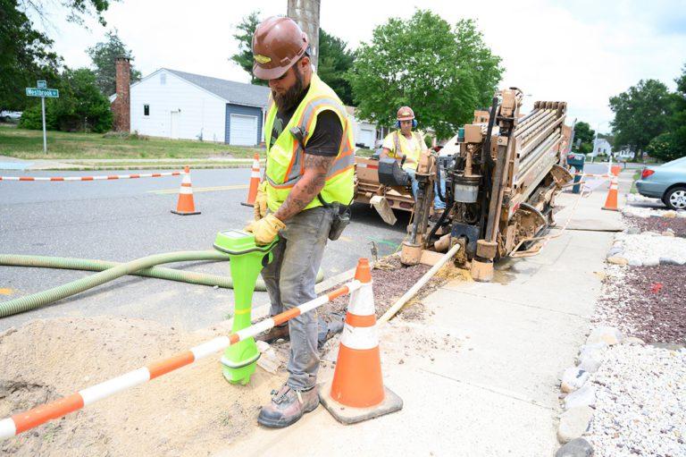 J Fletcher employees working on JCP&L Directional Drill Contract