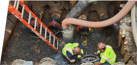 Sewage work