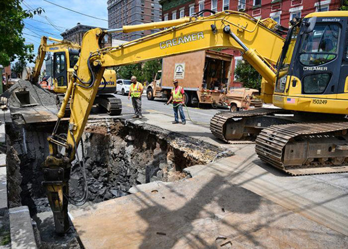 Telecom manhole and conduit works