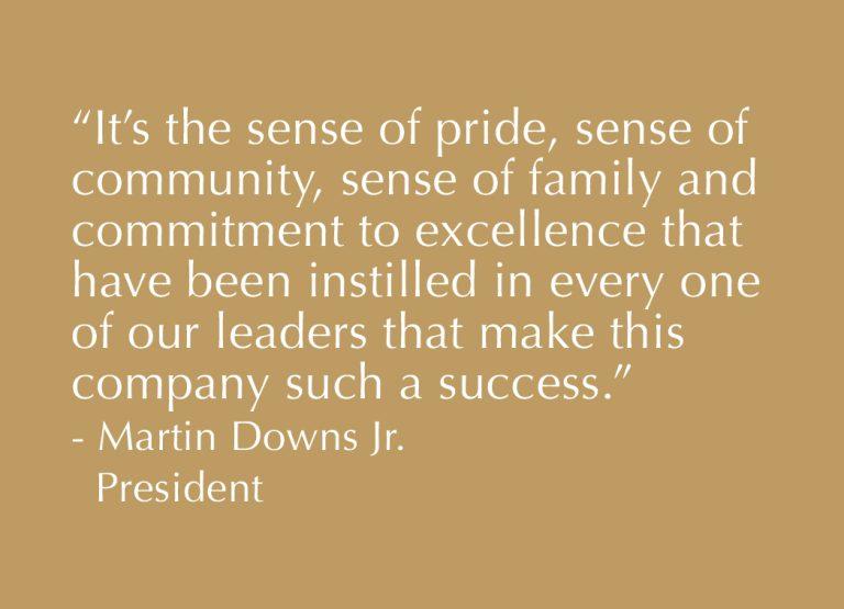 Quote from Martin Downs jr. 